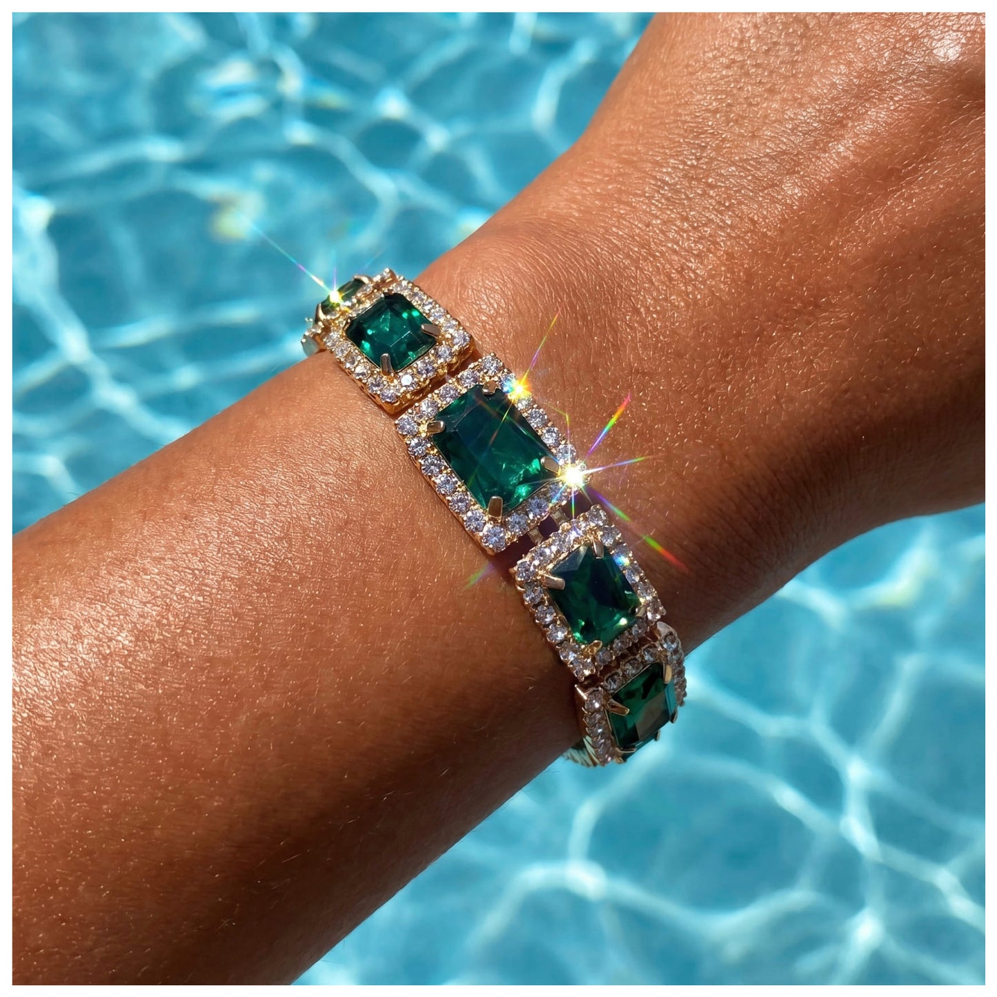 ICED OUT "GRENNYSTAL" ARMBAND - ICERAIN JEWELRY