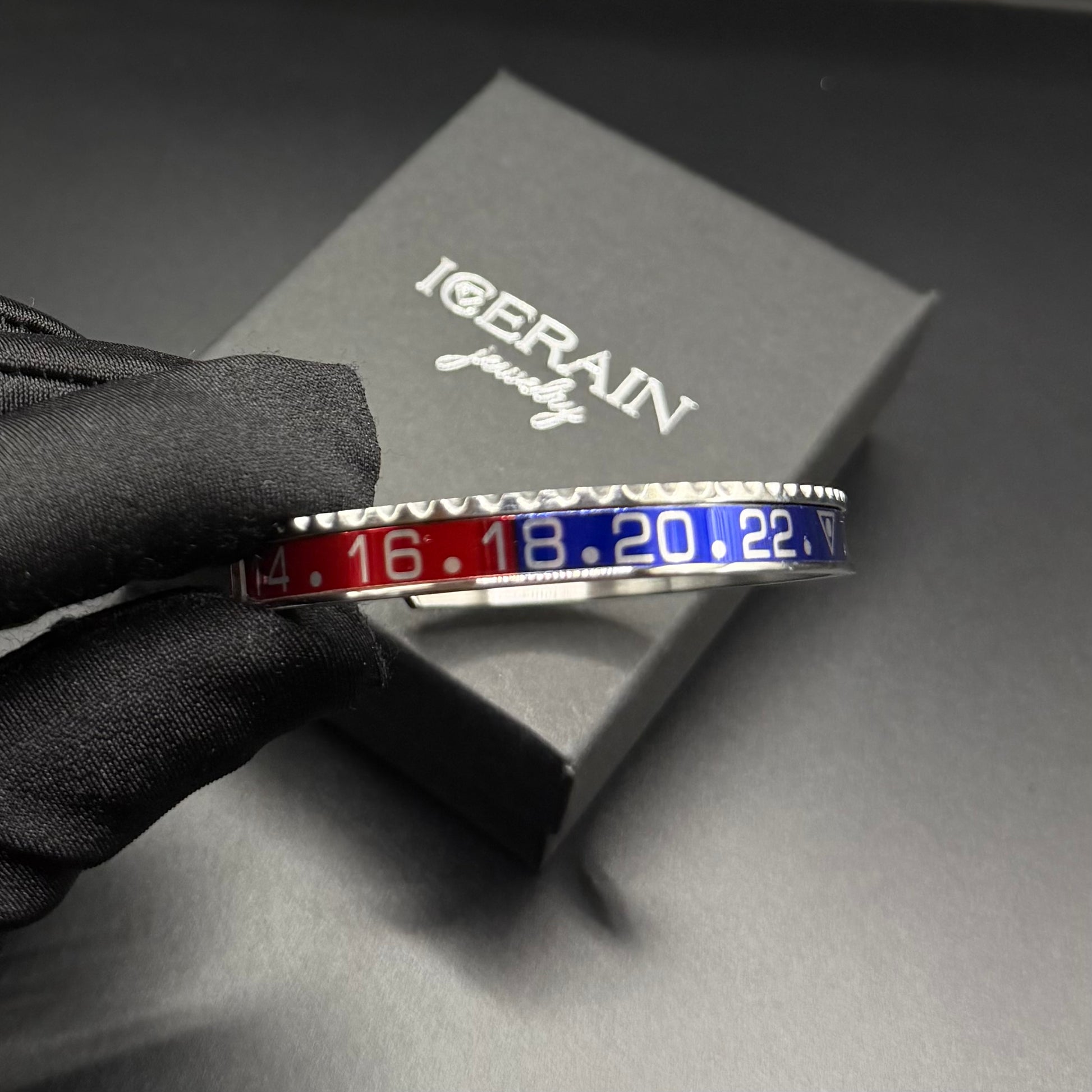 EDELSTAHL "ROLETTA" ARMREIF - ICERAIN JEWELRY