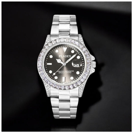 EDELSTAHL "AZZURITA" UHR - ICERAIN JEWELRY
