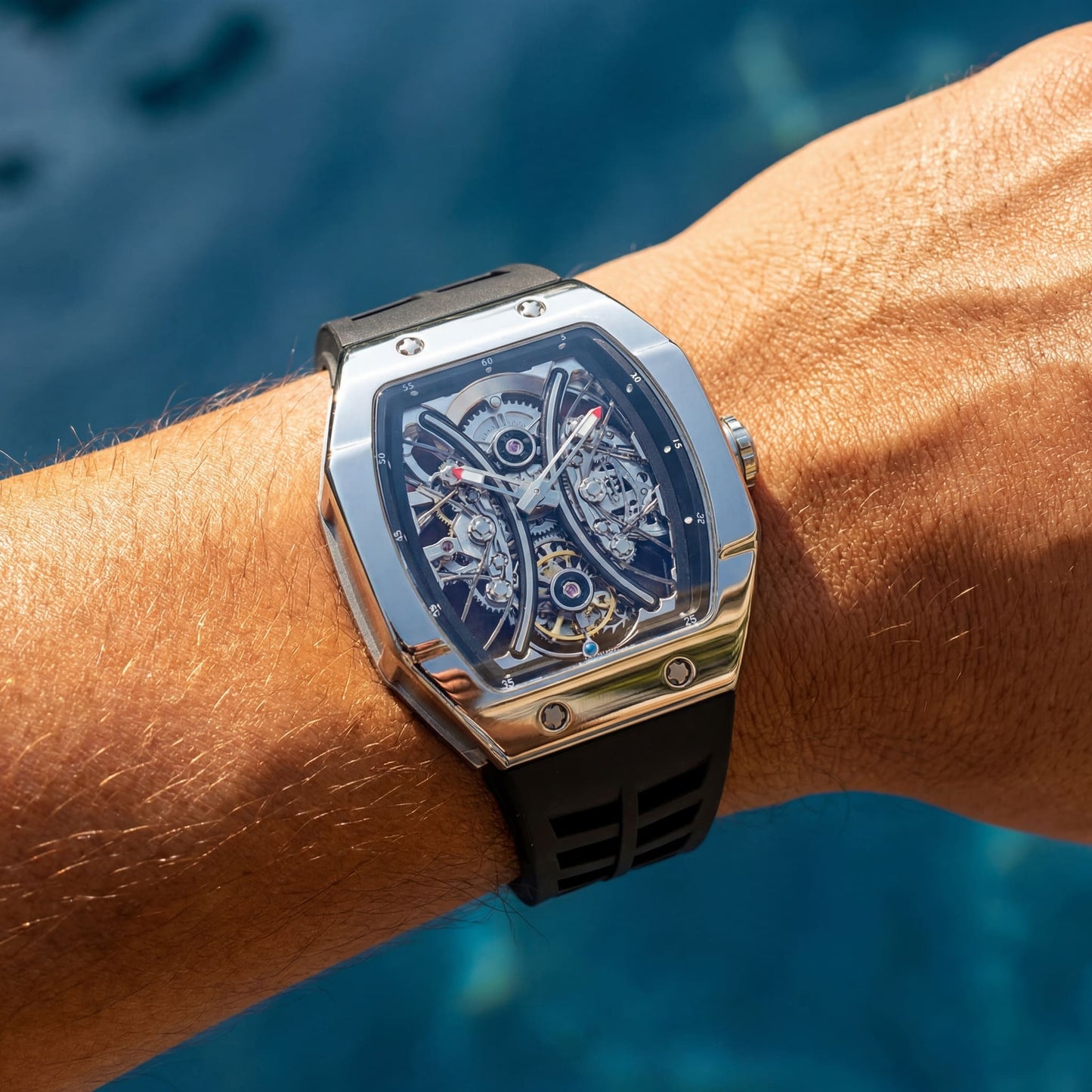 EDELSTAHL "WARRIOR V2" UHR - ICERAIN JEWELRY