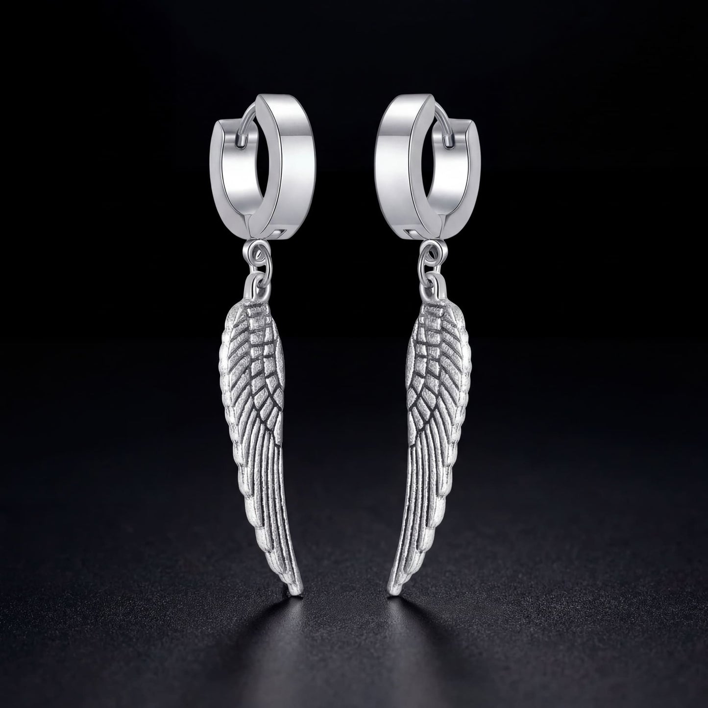 EDELSTAHL "ANGELWINGS" OHRRINGE - ICERAIN JEWELRY