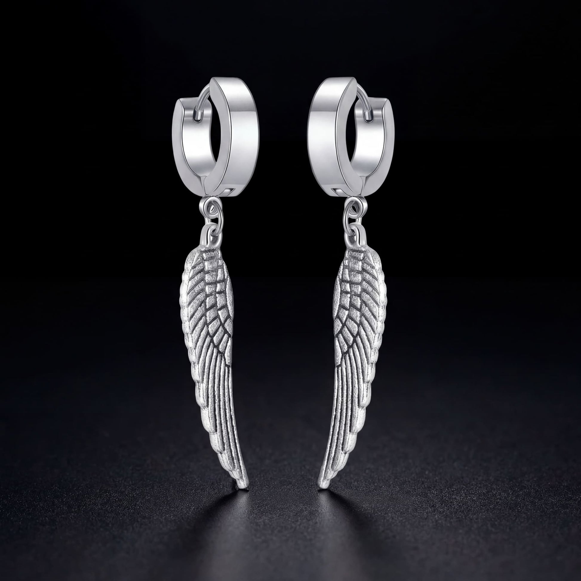 EDELSTAHL "ANGELWINGS" OHRRINGE - ICERAIN JEWELRY