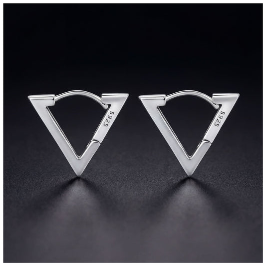 925S SILVER "TRIANGLE" OHRRINGE - ICERAIN JEWELRY