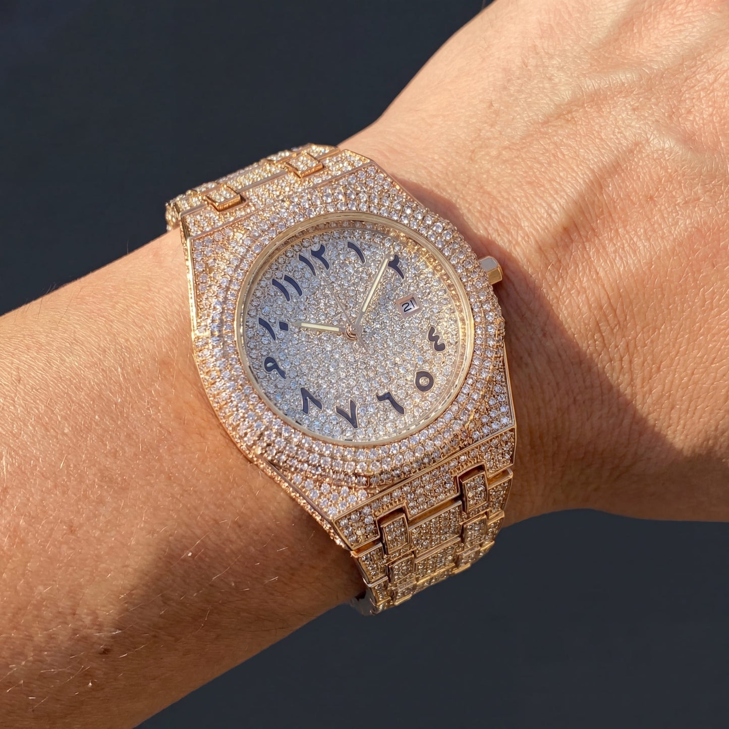 ICED OUT "ARABIC V2" UHR - ICERAIN JEWELRY