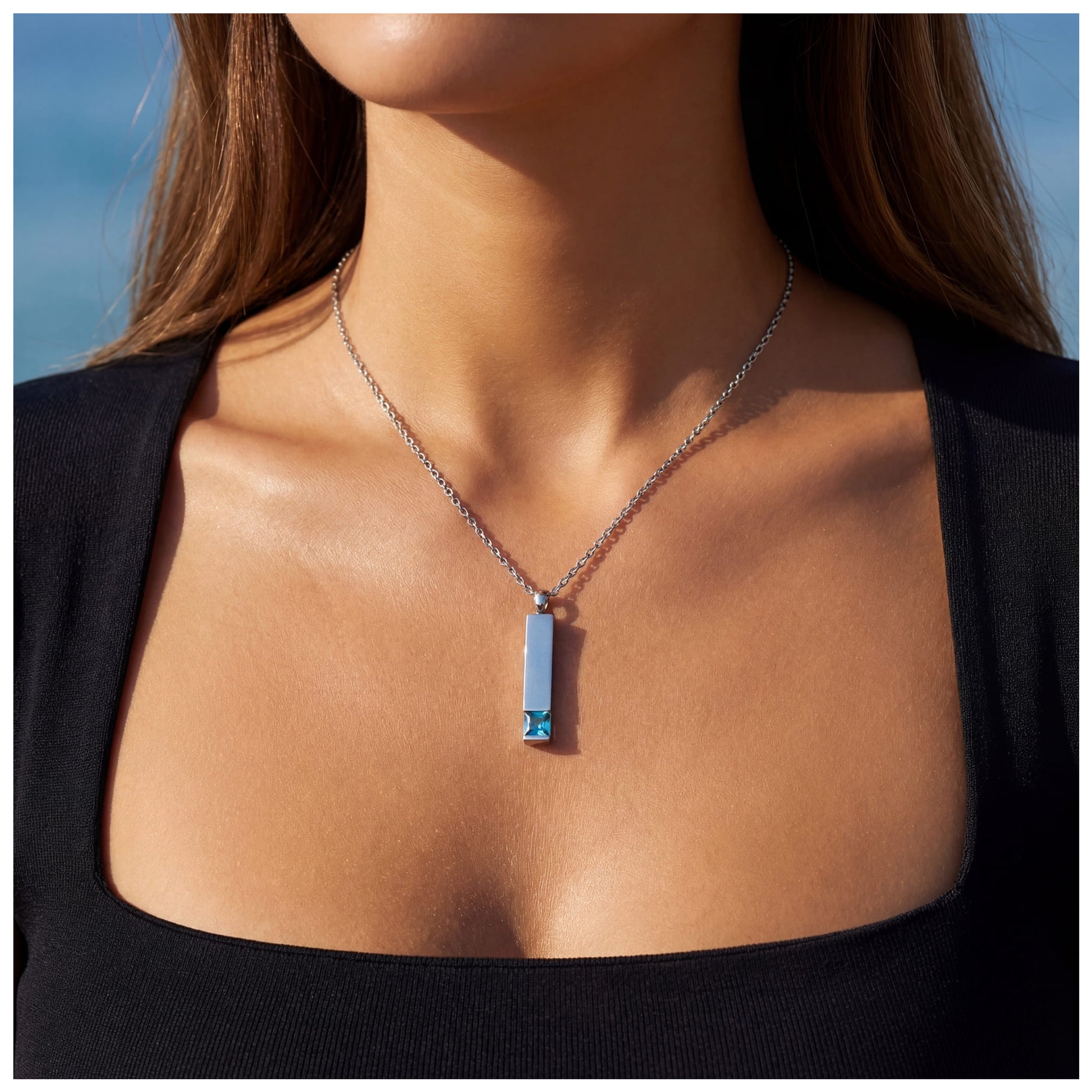 ICED OUT "BIRTHDAY STONE" KETTE - ICERAIN JEWELRY