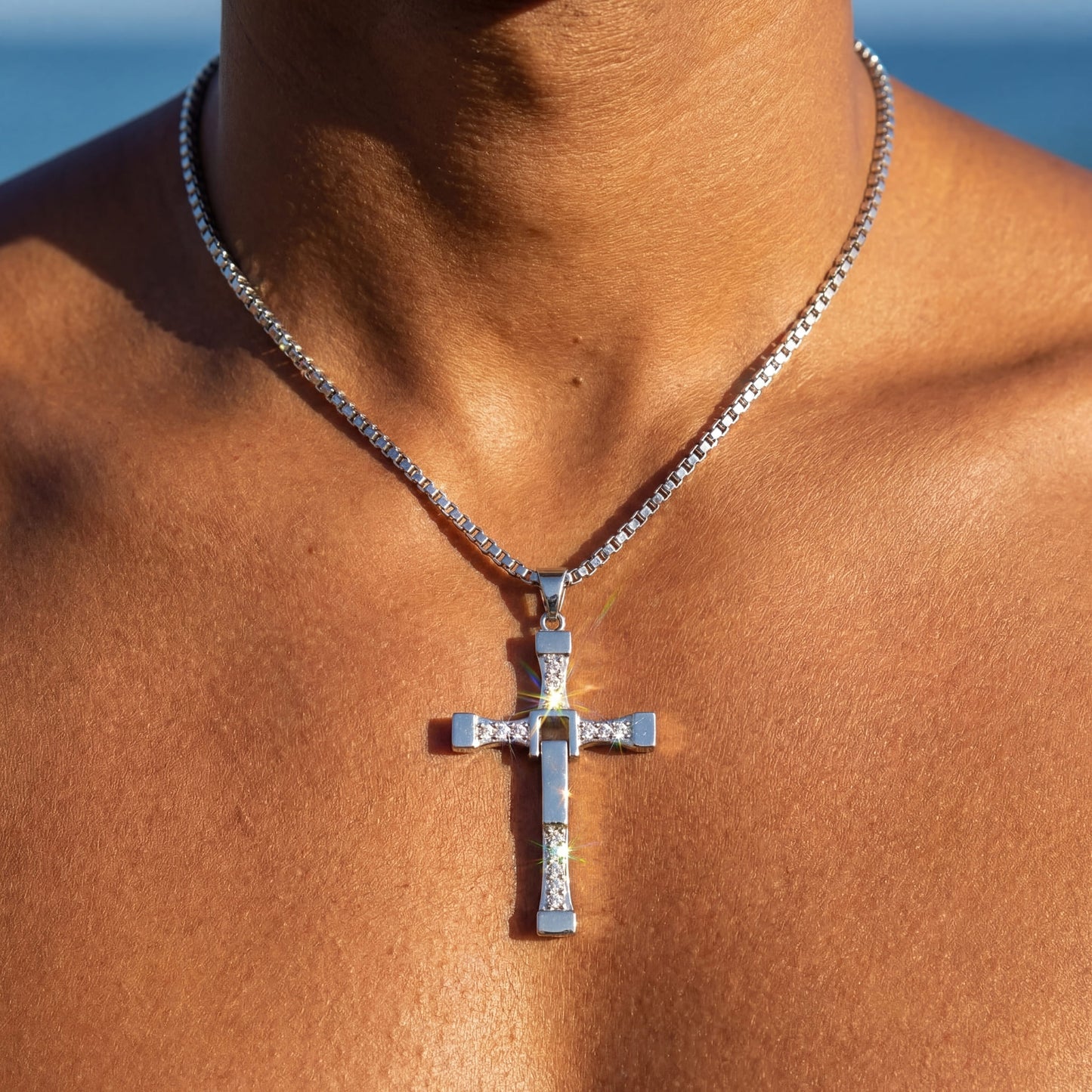 ICED OUT "TORETTO CROSS" KETTE - ICERAIN JEWELRY