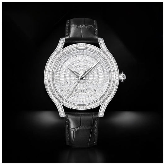 ICED OUT 45MM MOISSANITE "DIAMOND FACE" UHR - ICERAIN JEWELRY