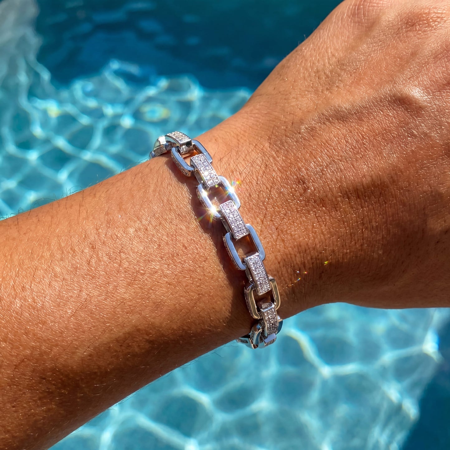 ICED OUT 8MM "ICEBOX" ARMBAND - ICERAIN JEWELRY