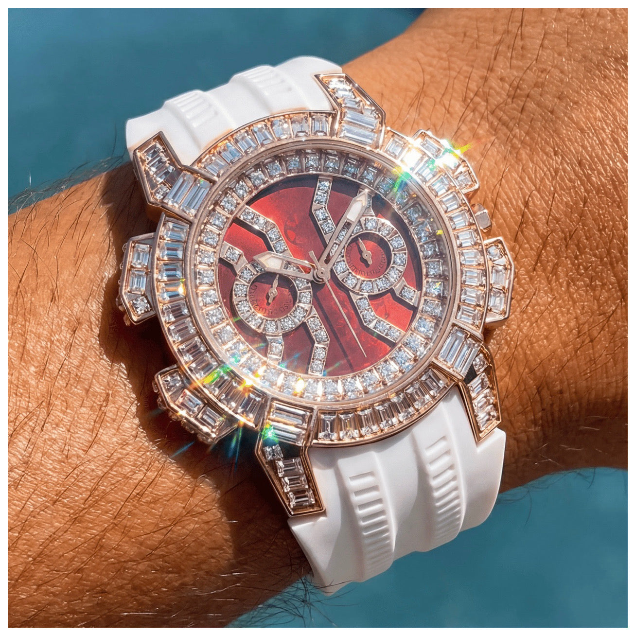 ICED OUT "SUNSTAR" UHR - ICERAIN JEWELRY