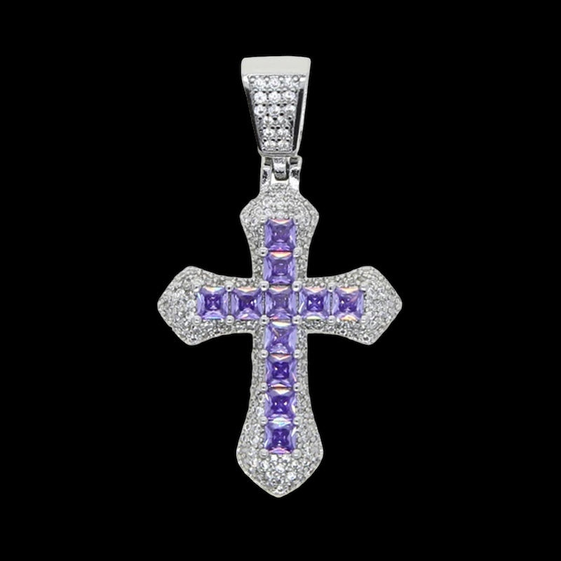 Luxus Iced Out "Cross" Kette