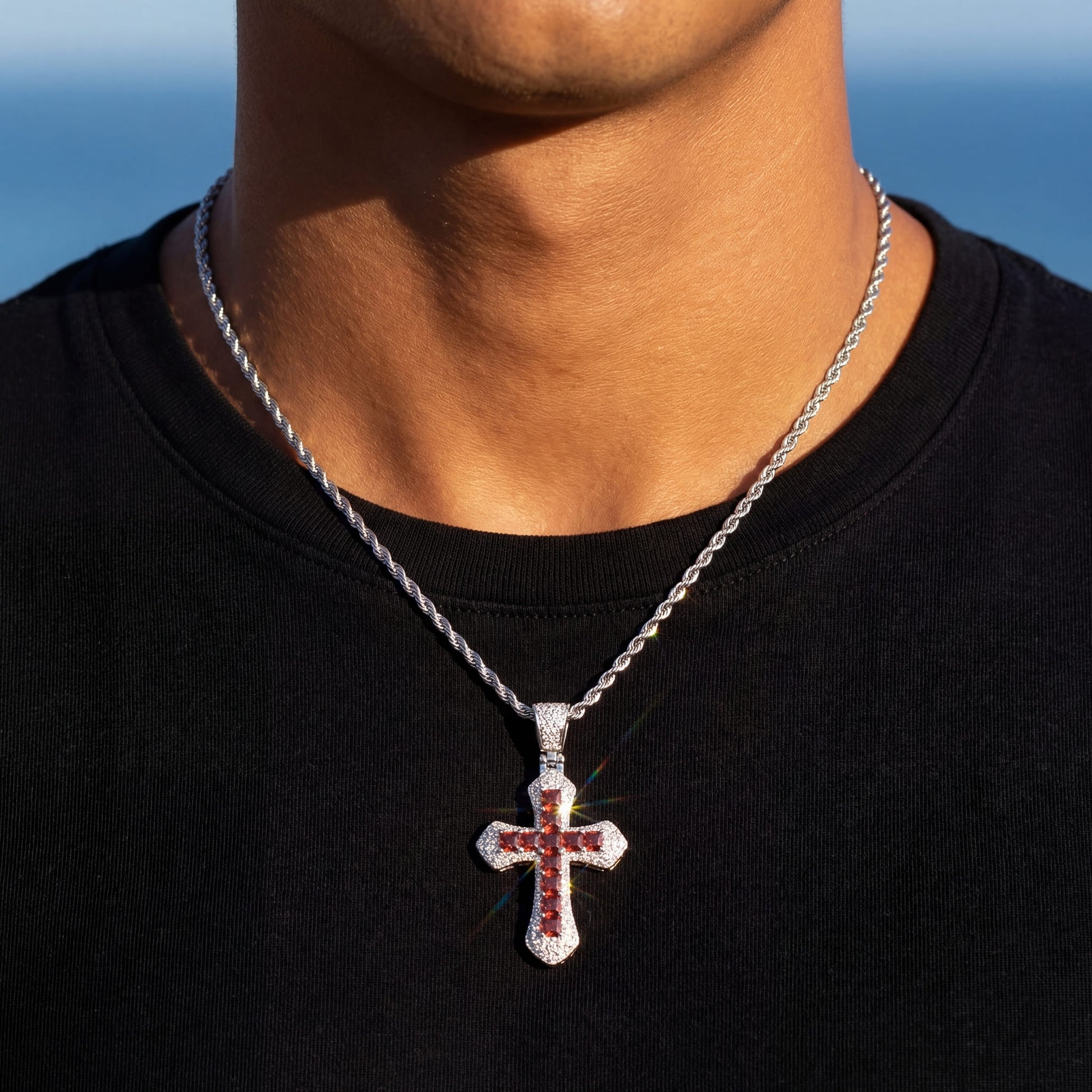 ICED OUT "CROSS" KETTE - ICERAIN JEWELRY