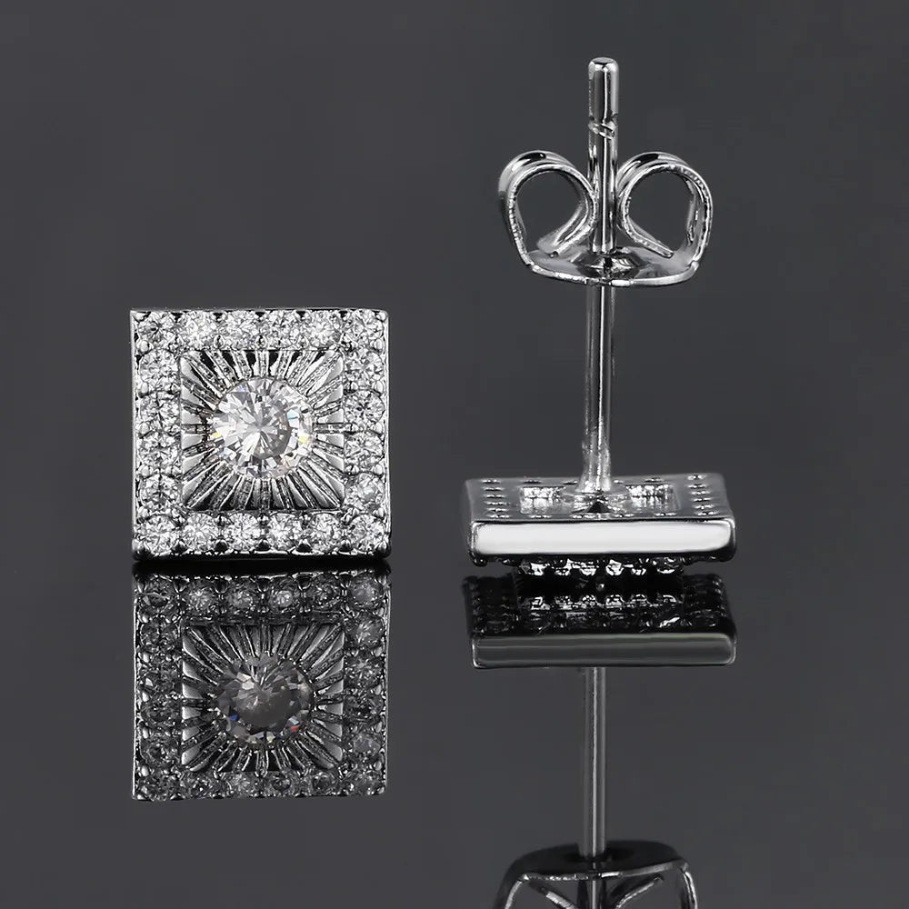 ICED OUT "SUNNY STEP" OHRRINGE - ICERAIN JEWELRY