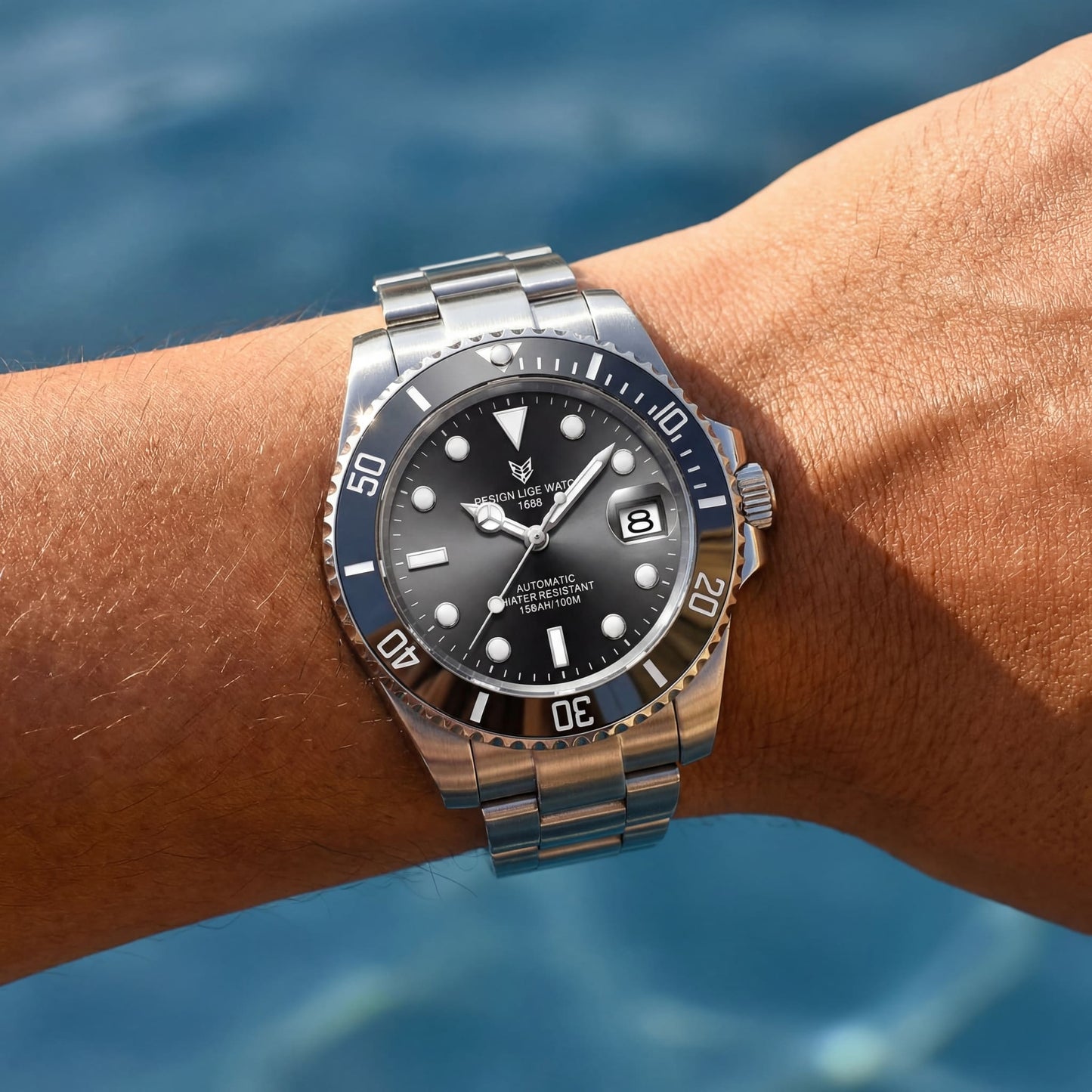EDELSTAHL "DIVELERO" UHR - ICERAIN JEWELRY