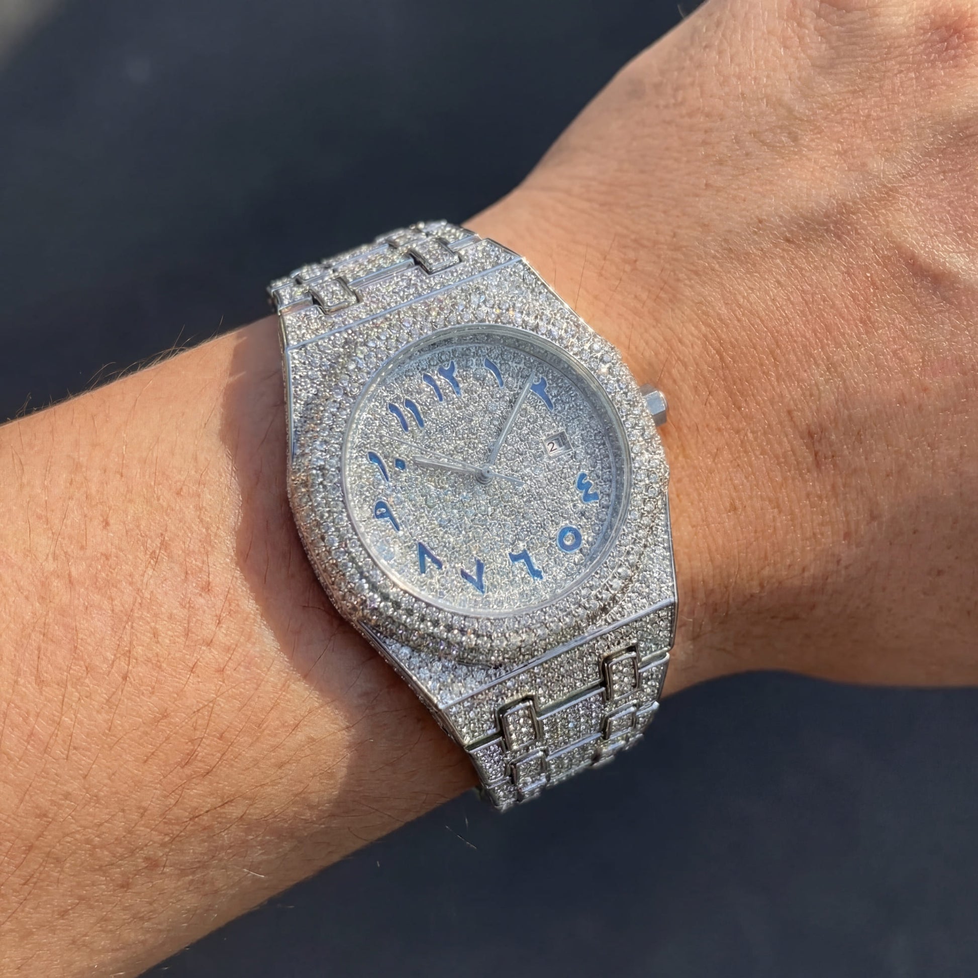 ICED OUT "ARABIC V2" UHR - ICERAIN JEWELRY