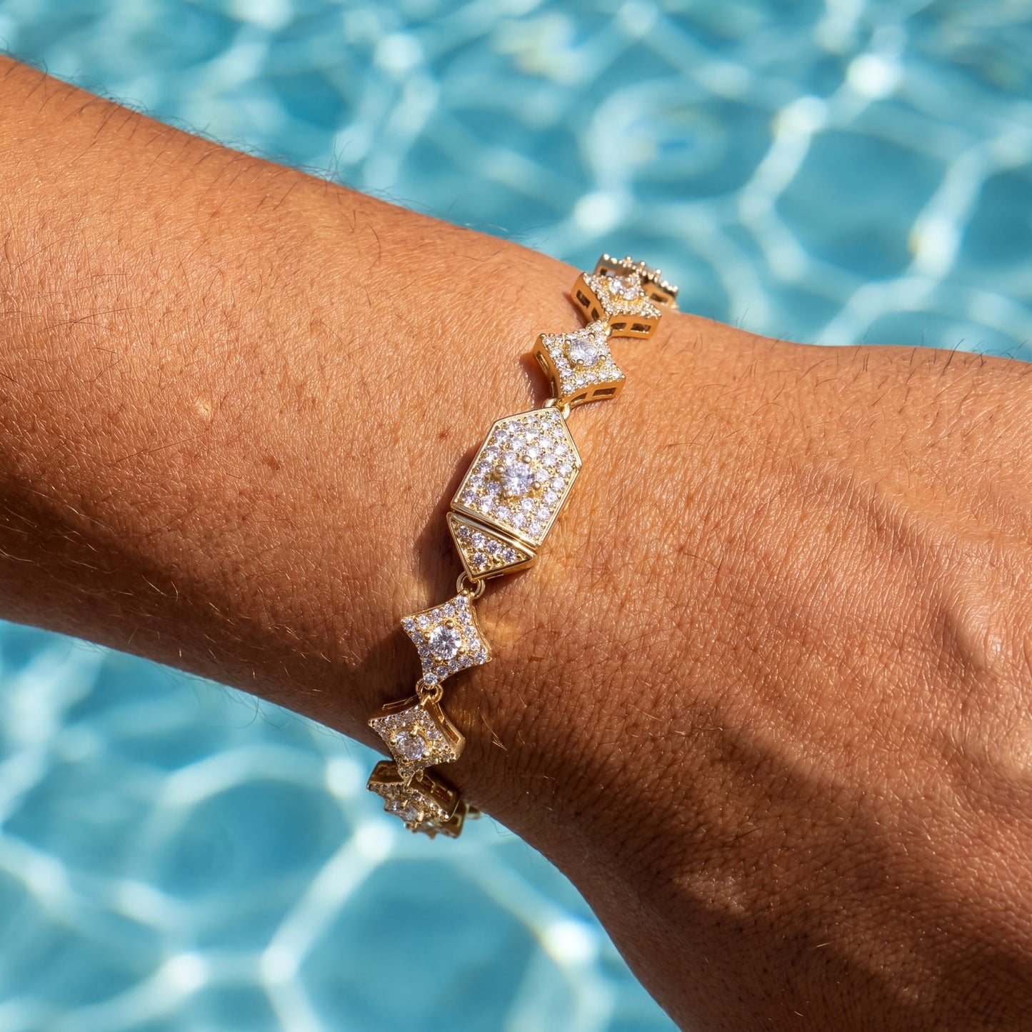 ICED OUT 10MM "DRAGO" ARMBAND - ICERAIN JEWELRY