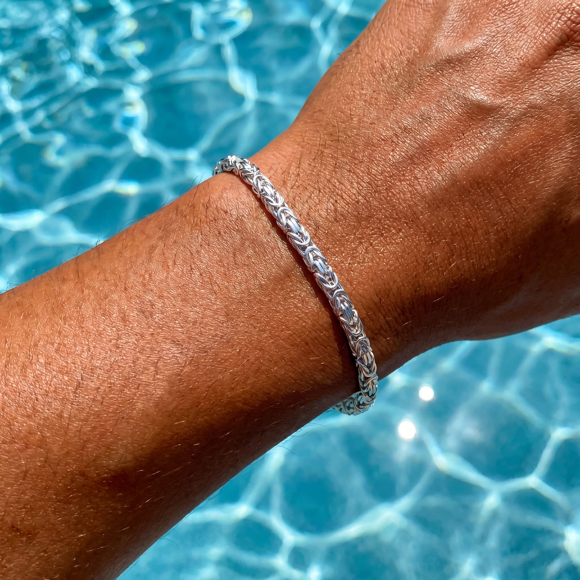 925S SILVER 2,5MM "KING" KÖNIGSARMBAND - ICERAIN JEWELRY