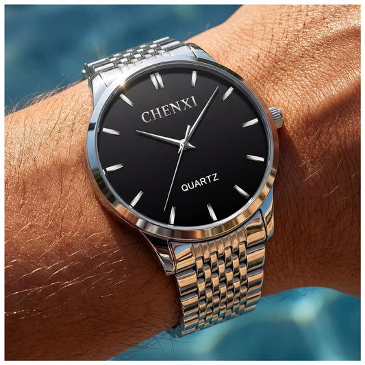 EDELSTAHL "STERLASOR" UHR - ICERAIN JEWELRY