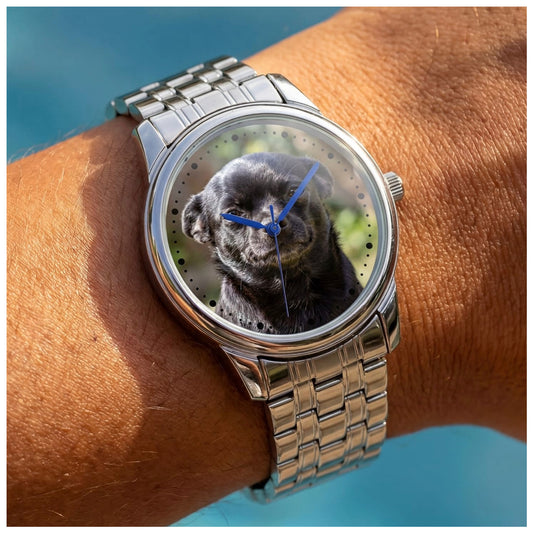 PERSONALISIERTE EDELSTAHL "PHOTO" UHR - ICERAIN JEWELRY