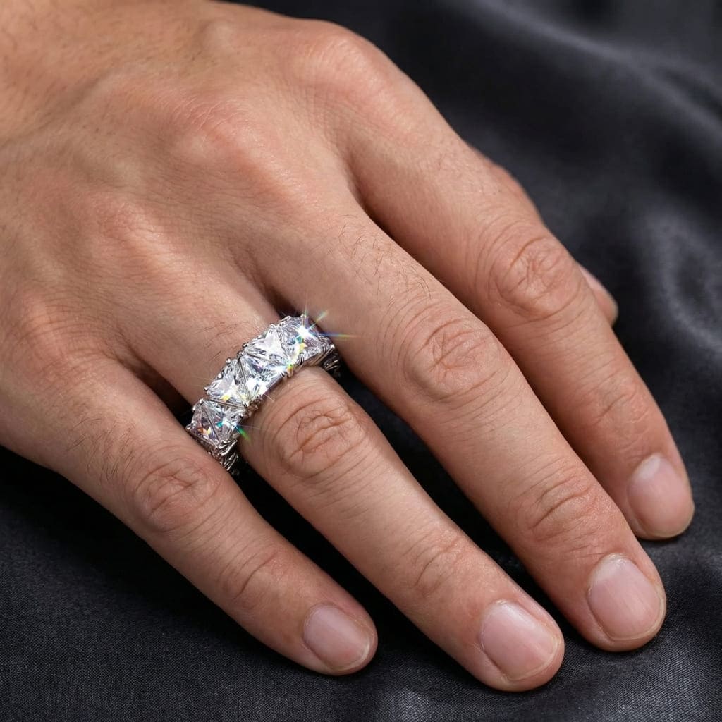 ICED OUT "SILVER SURFER" RING - ICERAIN JEWELRY