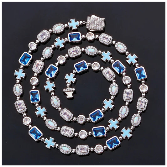 ICED OUT 6MM "SILVER CHOKER V2" KETTE - ICERAIN JEWELRY