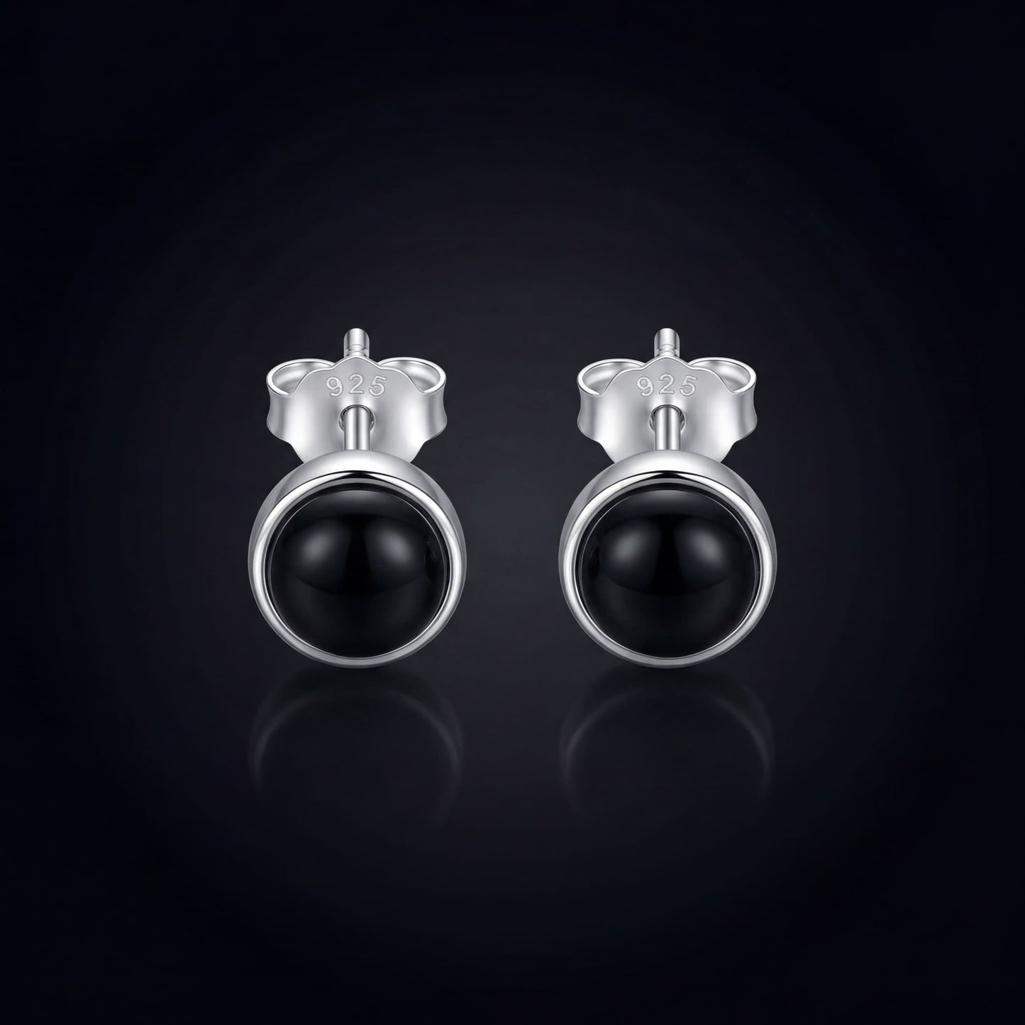 925S SILVER "ACHAT" OHRRINGE - ICERAIN JEWELRY