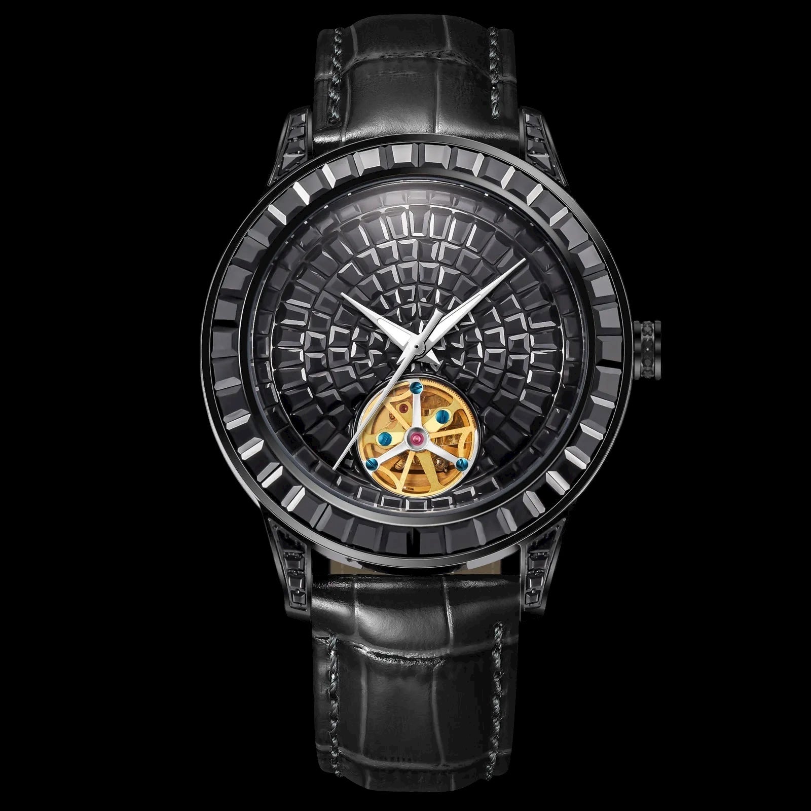 ICED OUT AUTOMATIK "FACE" UHR - ICERAIN JEWELRY