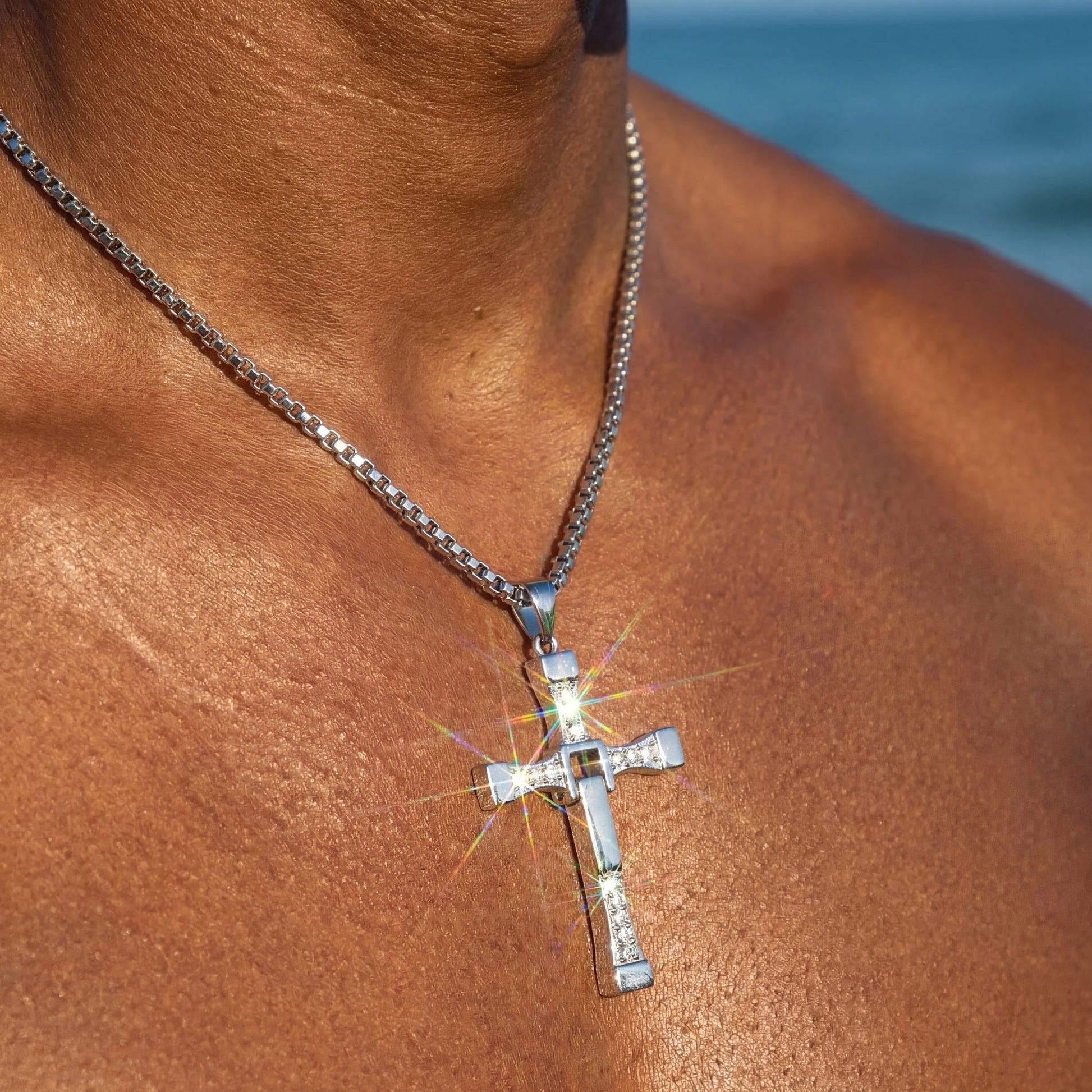 ICED OUT "TORETTO CROSS" KETTE - ICERAIN JEWELRY