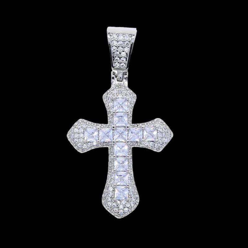 Luxus Iced Out "Cross" Kette