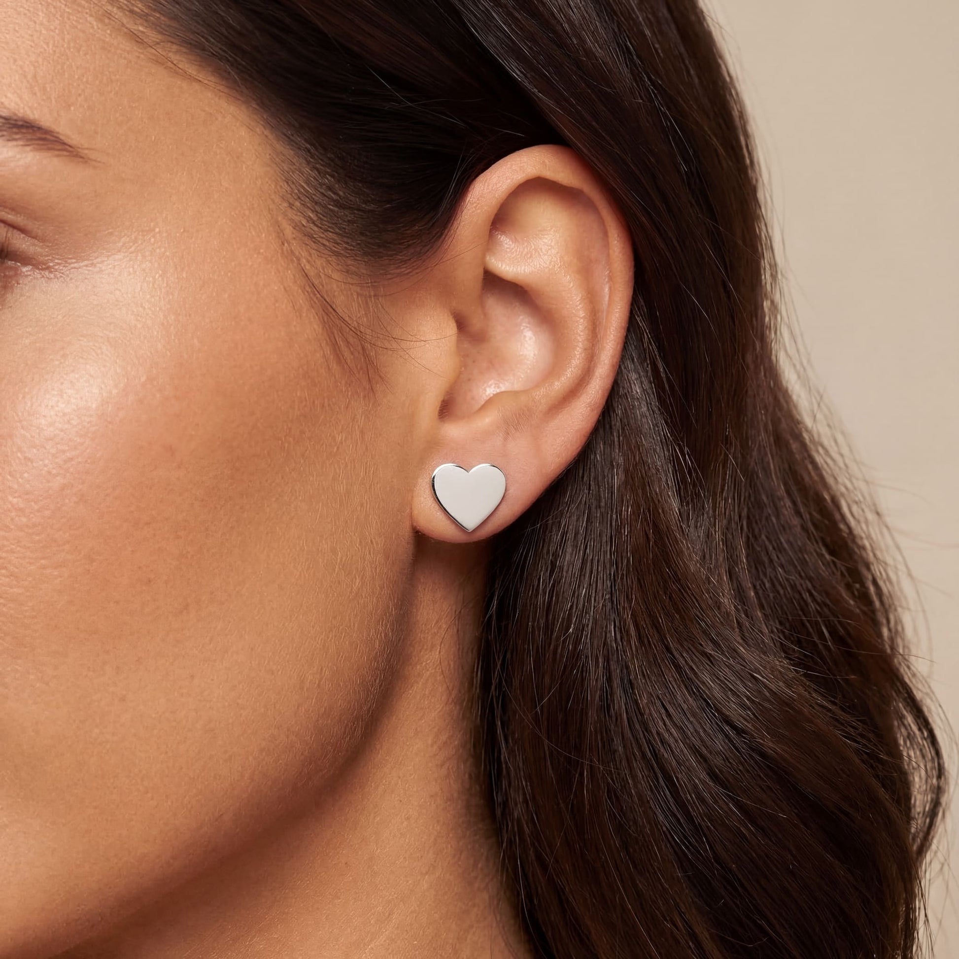 EDELSTAHL "HEART" OHRRINGE - ICERAIN JEWELRY