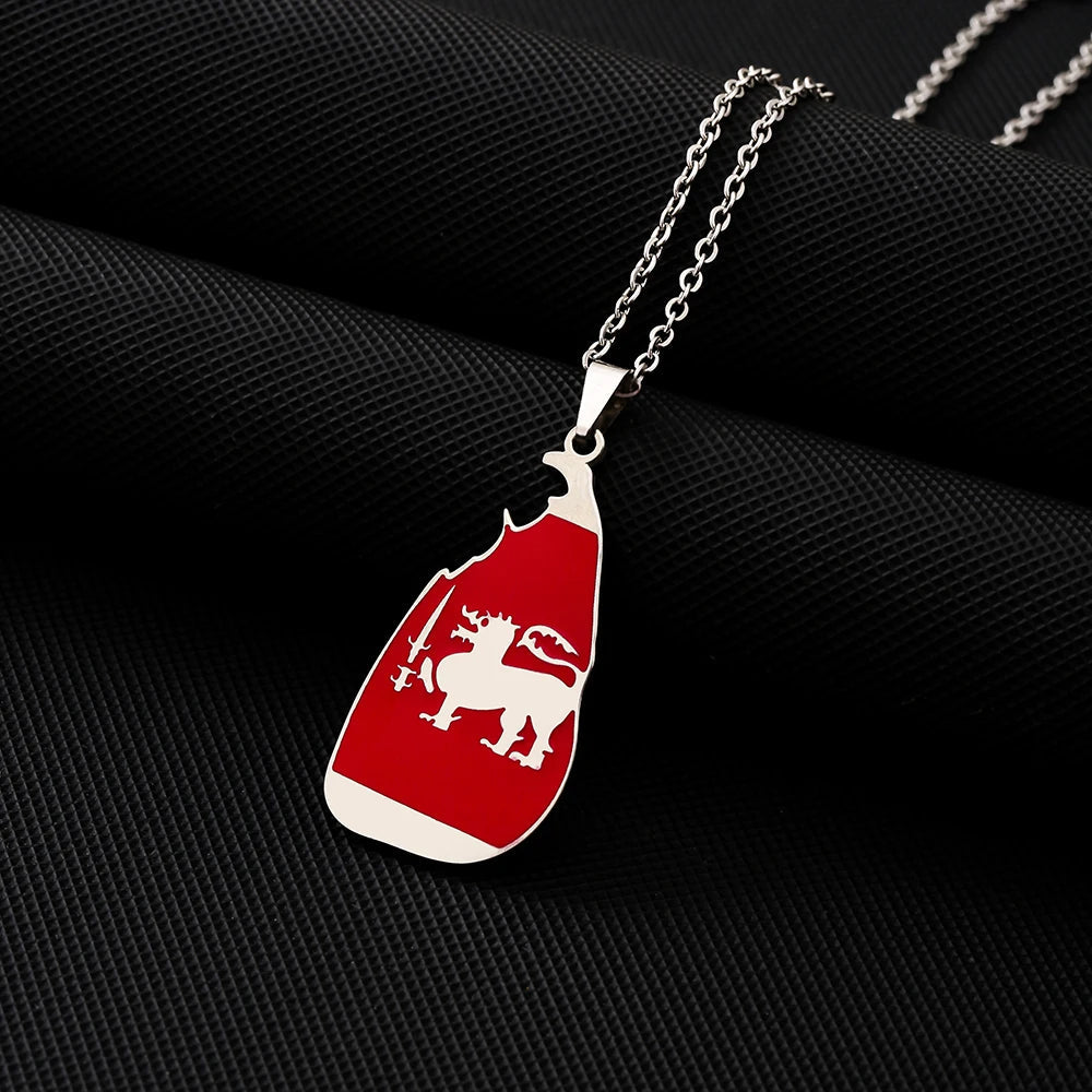 EDELSTAHL "SRI LANKA" LÄNDERKETTE - ICERAIN JEWELRY