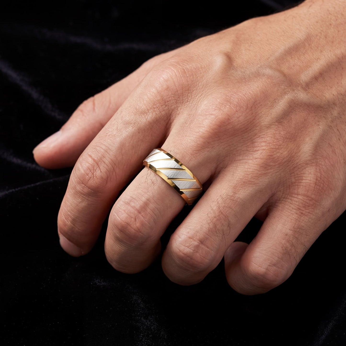 EDELSTAHL "WURSAL" RING - ICERAIN JEWELRY