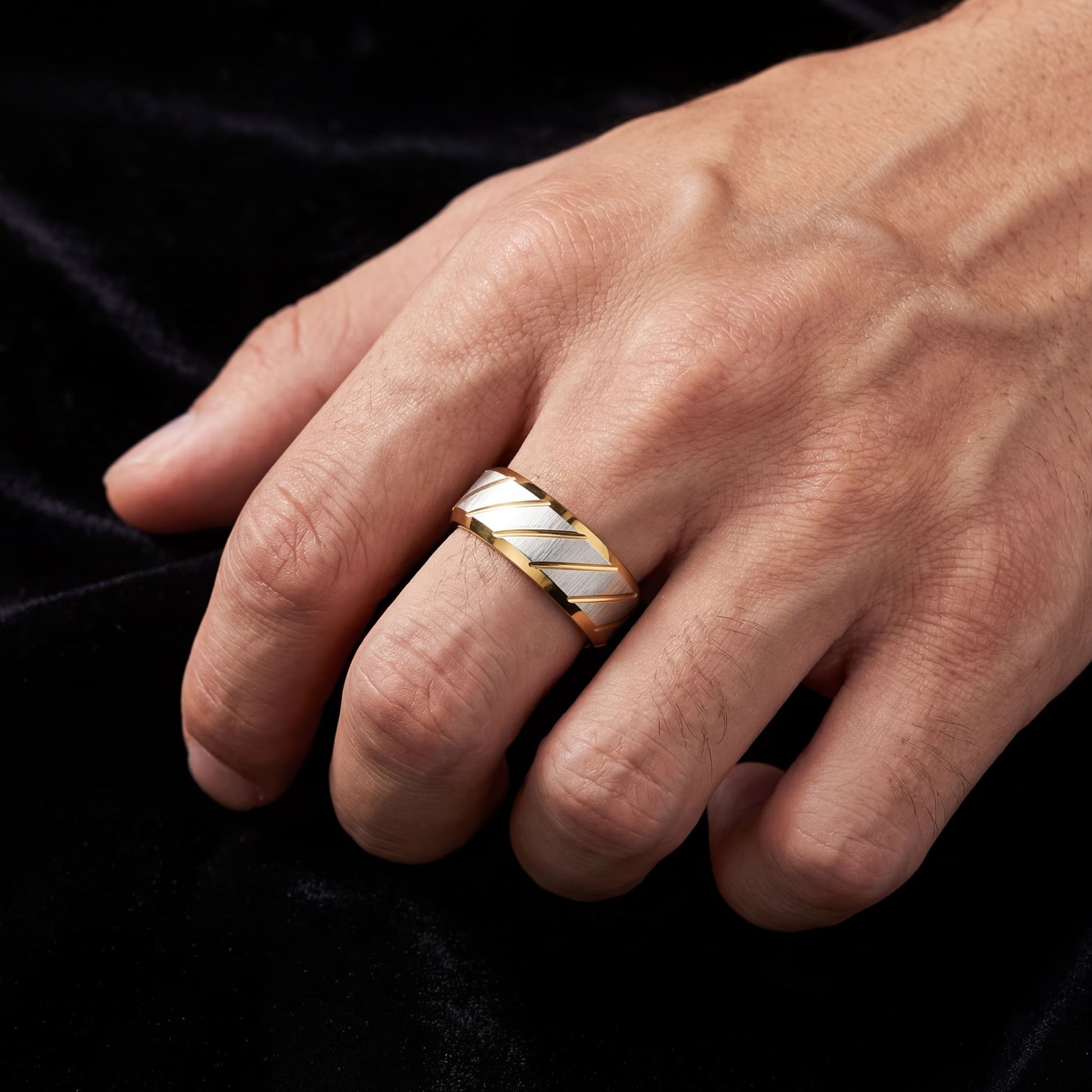 EDELSTAHL "WURSAL" RING - ICERAIN JEWELRY