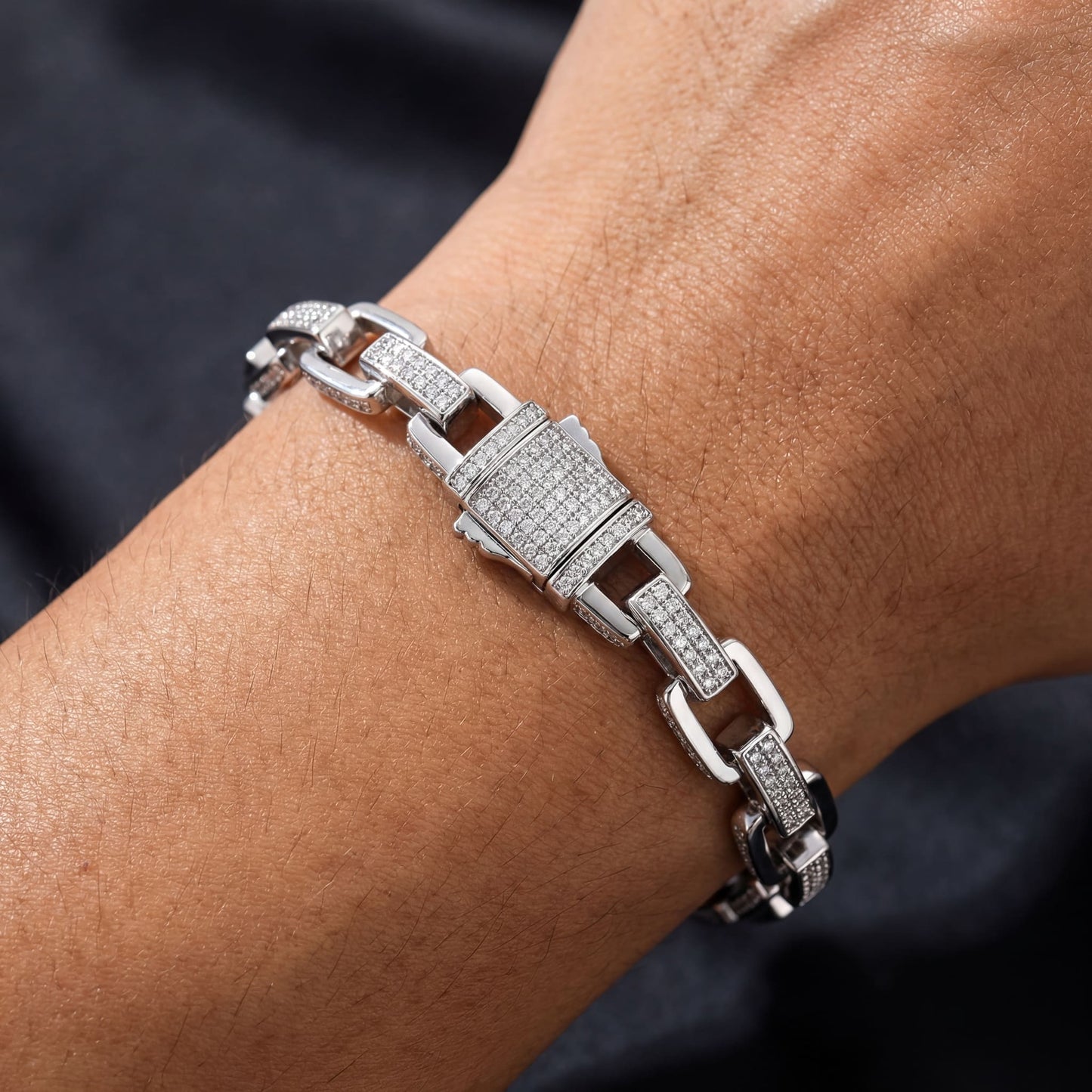 ICED OUT 8MM "ICEBOX" ARMBAND - ICERAIN JEWELRY