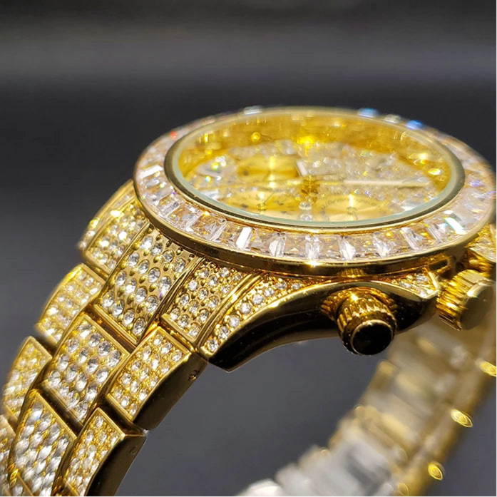 ICED OUT "SOLLINI V3" UHR - ICERAIN JEWELRY