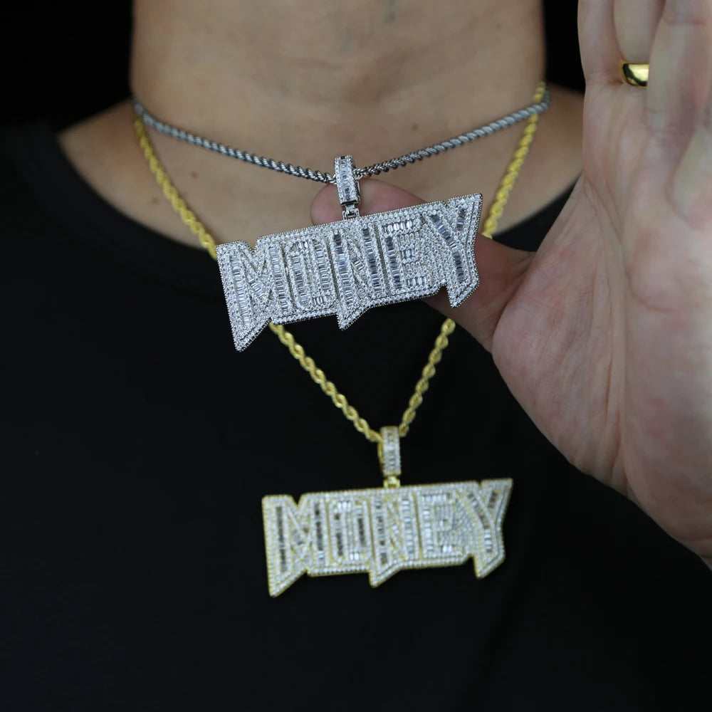 Luxus Iced Out "Money" Kette