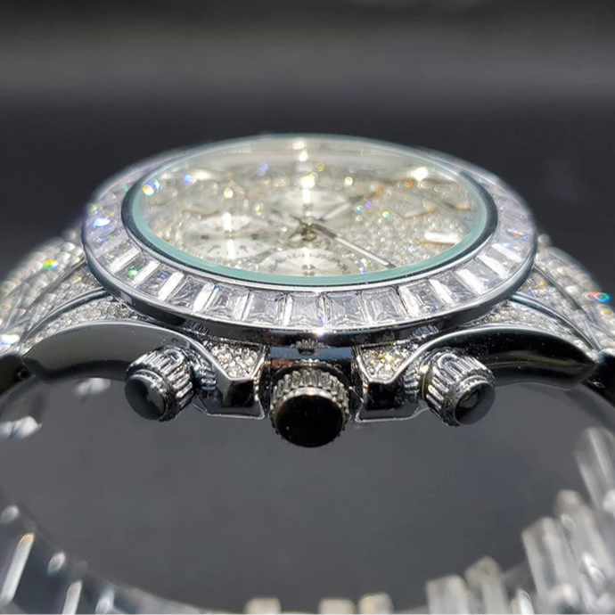 ICED OUT "SOLLINI V3" UHR - ICERAIN JEWELRY