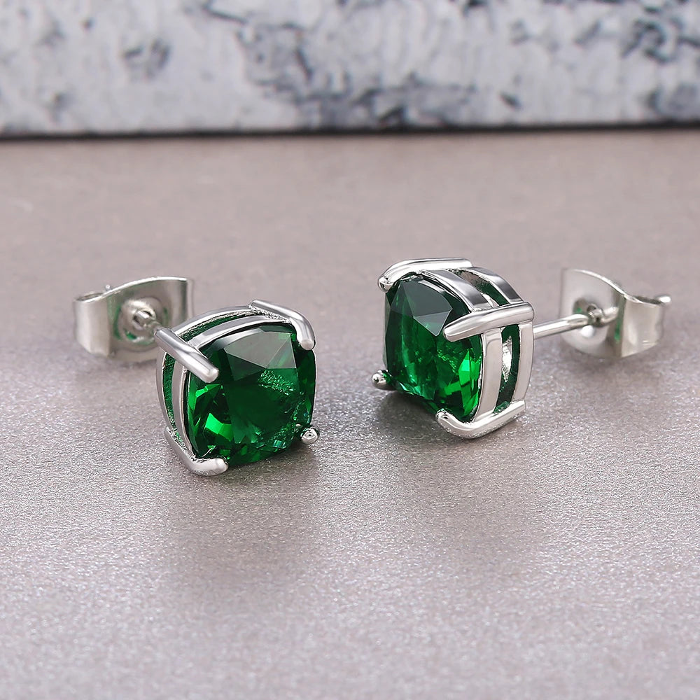 ICED OUT "GREEN VERSAILLE" OHRRINGE - ICERAIN JEWELRY