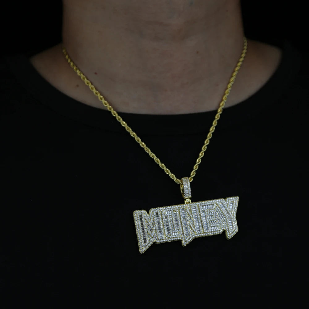 Luxus Iced Out "Money" Kette