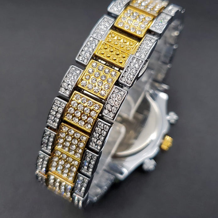 ICED OUT "SOLLINI" UHR - ICERAIN JEWELRY