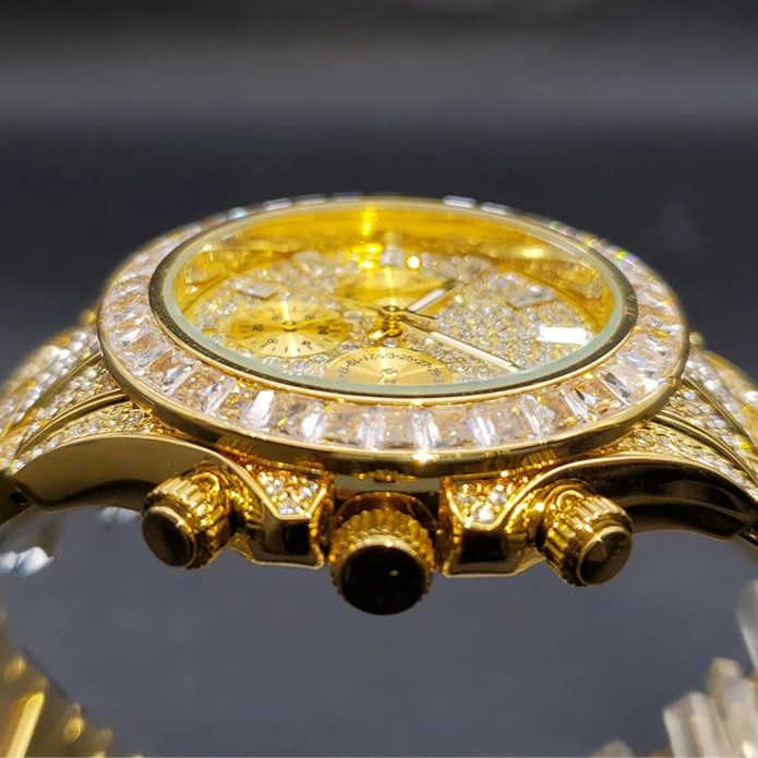 ICED OUT "SOLLINI V3" UHR - ICERAIN JEWELRY