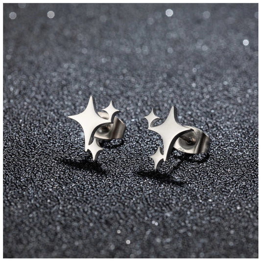 EDELSTAHL "STAR" OHRRINGE - ICERAIN JEWELRY