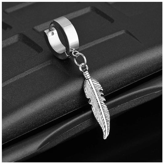 EDELSTAHL "SILVER PIUMA" OHRRINGE - ICERAIN JEWELRY