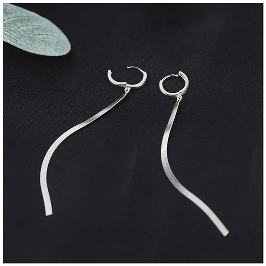 EDELSTAHL "LINE" OHRRINGE - ICERAIN JEWELRY