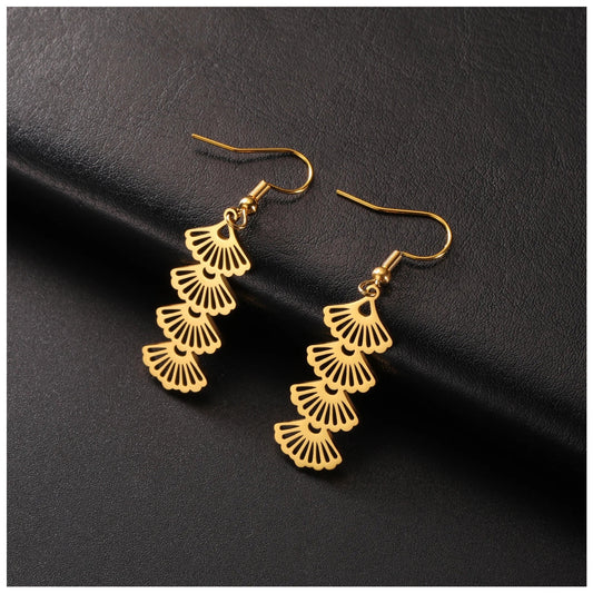 EDELSTAHL "GOLD FEWAR" OHRRINGE - ICERAIN JEWELRY