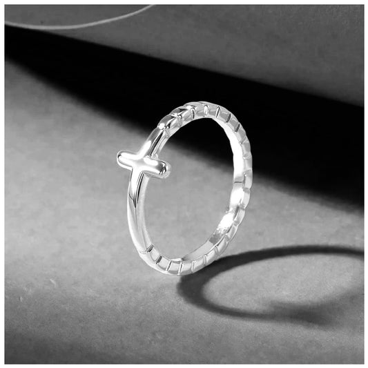 925S SILVER "CROSS V2" OHRRINGE - ICERAIN JEWELRY