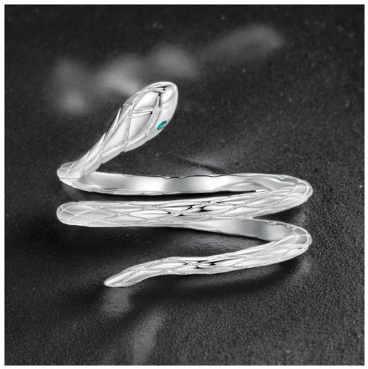 925S SILVER "SNAKE V2" RING - ICERAIN JEWELRY