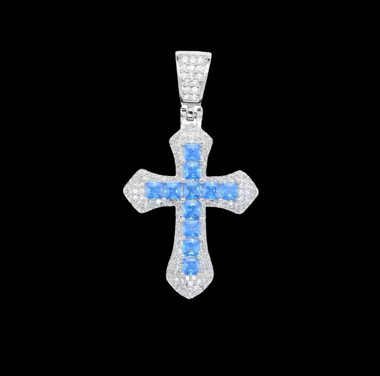 Luxus Iced Out "Cross" Kette