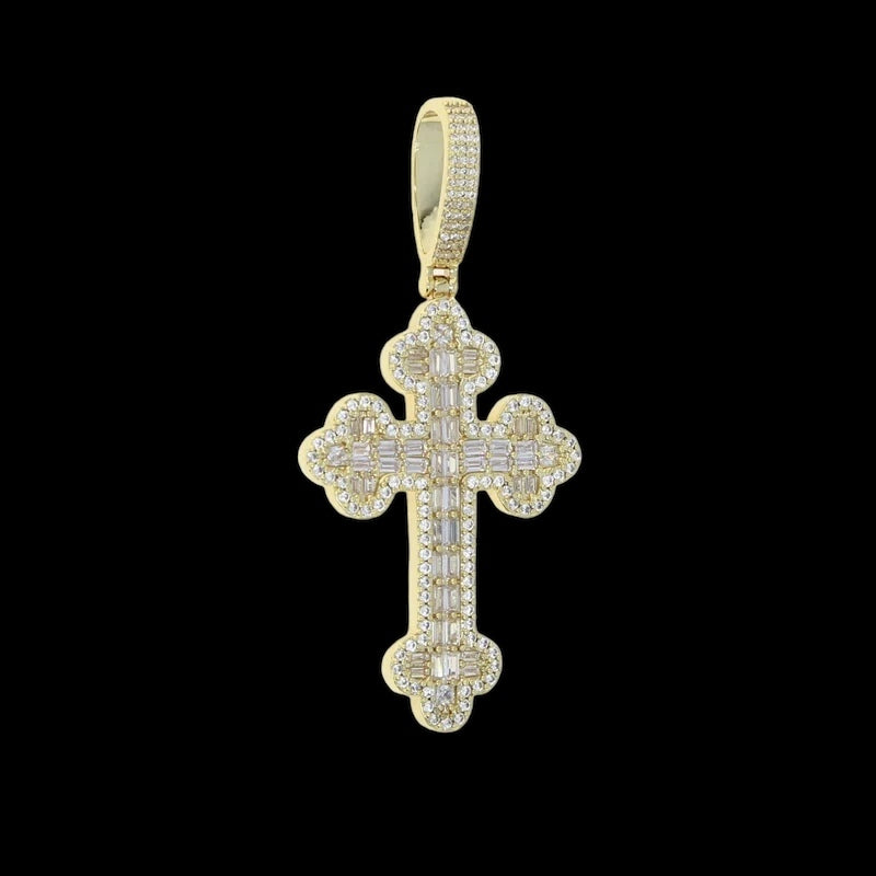 Luxus Iced Out "Cross V2" Kette