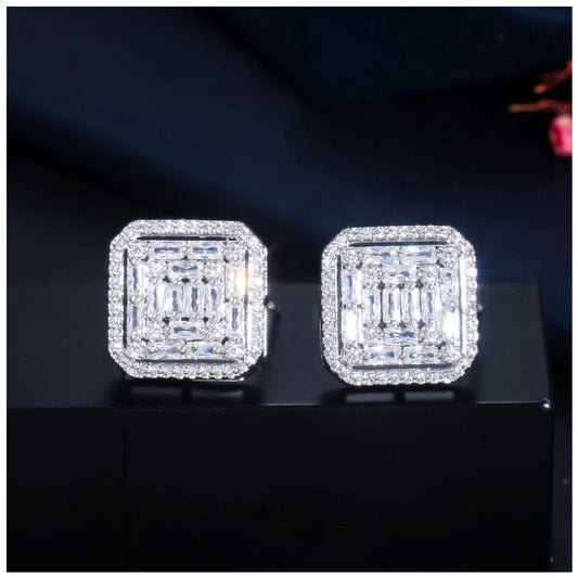 ICED OUT "SILVER PHANTASTICO" OHRRINGE - ICERAIN JEWELRY
