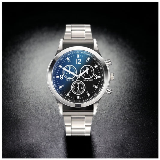 EDELSTAHL "BEDIGARL" UHR - ICERAIN JEWELRY